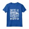 Motocross Motociclista Donna Moto - Vintage Maglietta per Appassionate di Motociclismo - Fantastico Regalo per Guidatrici di Moto