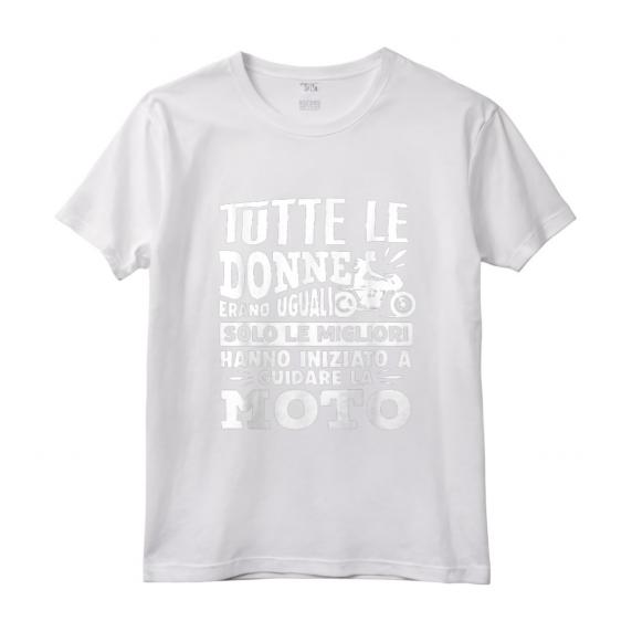 Motocross Motociclista Donna Moto - Vintage Maglietta per Appassionate di Motociclismo - Fantastico Regalo per Guidatrici di Moto