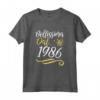 Bellissima Dal 1986 Donne 37 Compleanno Anni Donna Regalo Maglietta - Idea Regalo Compleanno Donna Vintage Retrò