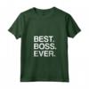 Donna Best Boss Ever - Maglietta divertente per il tuo capo - Collo a V - Ideale come regalo per Manager o CEO