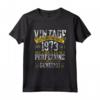 Maglietta Vintage Anni 1973 - Regalo 50 Uomo Donna Compleanno - Capo d'abbigliamento Retrò Ideale per Natale