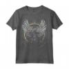 Rock & Roll Music 80s Vintage Retro Style Guitarist Wings Maglietta - Perfect Christmas & Birthday Gift for Music Lovers