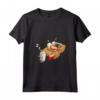 Donna Carino Walking Sushi Kawaii - Divertente Maglietta Giapponese con Collo a V - Regalo Perfetto per Amanti del Sushi e Studenti