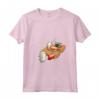 Donna Carino Walking Sushi Kawaii - Divertente Maglietta Giapponese con Collo a V - Regalo Perfetto per Amanti del Sushi e Studenti