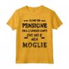 Sono In Pensione Ora L'unico Capo Che Ho E' mia Moglie Maglietta - Regalo Divertente per Nonno - Ideale per Mostrare Amore
