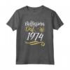 Bellissima Dal 1974 - Compleanno 49 Anni Donna Regalo Maglietta Vintage Retrò - Ideale per Natale e Altre Occasioni