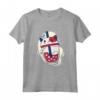 Bubble Tea Cap Cat Maglietta - Design Carino Gatto - Leggera e Divertente