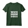 Donna Wife Mom Boss - Maglietta Divertente per la Festa della Mamma e il Giorno del Capo - Regalo Originale per Moglie, Mamma e Datrice di Lavoro