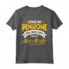 Sono In Pensione Ora L'unico Capo Che Ho E' Mia Moglie Maglietta - Ideale per Festa di Pensionamento - Regalo Divertente per Uomo in Pensione