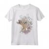 HapTiger Bambi Floral Portrait Maglietta - Officially Licensed Disney Apparel - Embrace the Magic of Nature