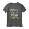 Bellissima Dal 1989 - Donne 34 Compleanno Anni - Regalo Maglietta Vintage Retrò per Donna - Ideale per Compleanni e Natale