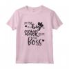 Sono la Sorella Maggiore - Camicia del Capo Maglietta per Ragazze - Regalo Unico per Sorella Maggiore