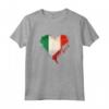 Italia Love - Cuore Amore per l'Italia Maglietta - Ideale per Compleanno, Laurea o Festa della Mamma