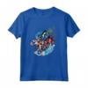 HapTiger Avengers Family Vacation 2023 Iron Man Thor Hulk Cap Maglietta - Matching Family Vacation Outfits for Boys, Girls, Men, and Women - Official Marvel Merchandise