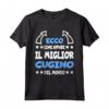 Il Miglior Cugino del Mondo - Maglietta Divertente per Cugini - Grande Regalo per la Nascita del 2020 e 2021
