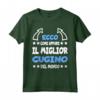Il Miglior Cugino del Mondo - Maglietta Divertente per Cugini - Grande Regalo per la Nascita del 2020 e 2021