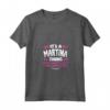 Donna Regalo personalizzato Martina - Maglietta con Collo a V e Nome Personalizzato - Ideale per un Regalo Unico