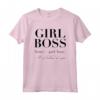 Girl Boss Tshirt - Maglietta Capo della Ragazza - Ideale come Regalo - Camicia Rosa inclusa