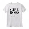 Girl Boss Tshirt - Maglietta Capo della Ragazza - Ideale come Regalo - Camicia Rosa inclusa