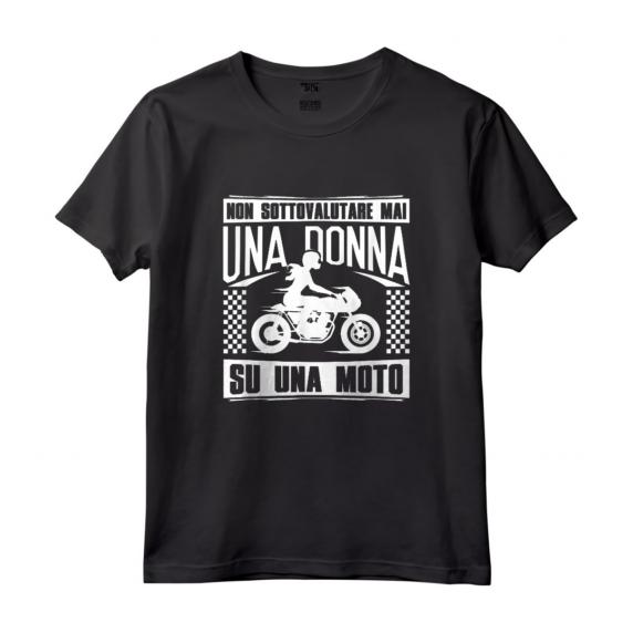 Motocross Motociclista Donna Moto Regali Maglietta - Vintage tema di Motociclista per Donne Appassionate di Moto