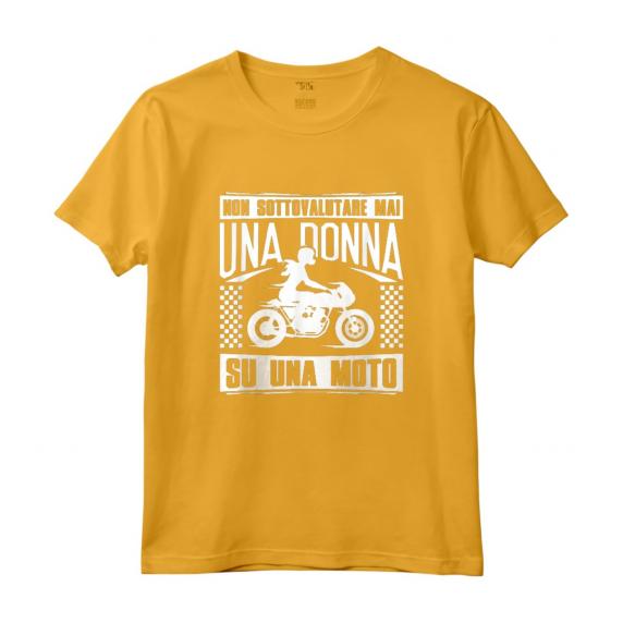 Motocross Motociclista Donna Moto Regali Maglietta - Vintage tema di Motociclista per Donne Appassionate di Moto