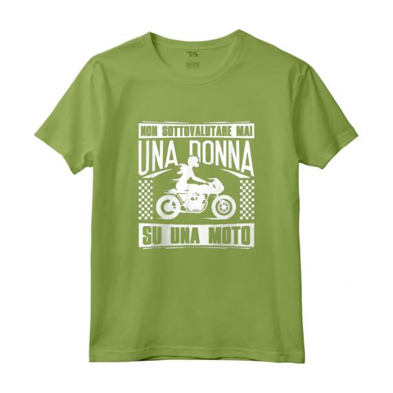 Motocross Motociclista Donna Moto Regali Maglietta - Vintage tema di Motociclista per Donne Appassionate di Moto