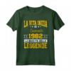 La Vita Inizia Ai Quaranta 1982 - Maglietta Compleanno per Uomo/Donna - Ideale Regalo per 40 Anni - Vintage