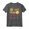 Eat Sleep Solve Repeat Rubik Cube - Cubo magico Maglietta per Uomini, Donne e Bambini - Regalo Compleanno Divertente