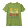 Eat Sleep Solve Repeat Rubik Cube - Cubo magico Maglietta per Uomini, Donne e Bambini - Regalo Compleanno Divertente