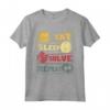 Eat Sleep Solve Repeat Rubik Cube - Cubo magico Maglietta per Uomini, Donne e Bambini - Regalo Compleanno Divertente