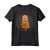 Maglietta Be Happy Zen Little per Bambino Buddha Mandala - Ideale per Yoga e Meditazione - Regalo Unico per Natale o Compleanno