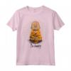 Maglietta Be Happy Zen Little per Bambino Buddha Mandala - Ideale per Yoga e Meditazione - Regalo Unico per Natale o Compleanno