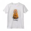 Maglietta Be Happy Zen Little per Bambino Buddha Mandala - Ideale per Yoga e Meditazione - Regalo Unico per Natale o Compleanno