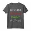Errore 404 Maglione Natalizio Non Trovato - Divertente Brutto Maglietta per Natale - Ideale per Professionisti IT e Appassionati di Tecnologia