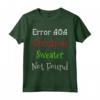 Errore 404 Maglione Natalizio Non Trovato - Divertente Brutto Maglietta per Natale - Ideale per Professionisti IT e Appassionati di Tecnologia