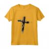 Maglietta con Croce Nera Stile Vintage Street Art Style - Regalo Unisex per Compleanni e Feste - Acquista Online
