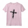 Maglietta con Croce Nera Stile Vintage Street Art Style - Regalo Unisex per Compleanni e Feste - Acquista Online