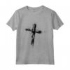 Maglietta con Croce Nera Stile Vintage Street Art Style - Regalo Unisex per Compleanni e Feste - Acquista Online