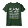80 Anni di Compleanno Uomo Donna - T-shirt Divertente ed Edizione Limitata - Idee Regalo Vintage