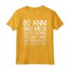 80 Anni di Compleanno Uomo Donna - T-shirt Divertente ed Edizione Limitata - Idee Regalo Vintage