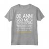 80 Anni di Compleanno Uomo Donna - T-shirt Divertente ed Edizione Limitata - Idee Regalo Vintage