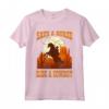 Save A Horse Ride Cowboy - Design Maglietta per Amanti dei Cavalli e Cavalieri - Ideale per Regalo a San Valentino o Festa del Papà