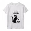 Donna Personale Gatto Servo - Divertente Maglietta Gatto Nero - Regalo Unico per Amanti dei Gatti - Ideale per Capodanno, Natale o San Valentino