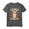 Corgi Mama - Maglietta per Donne e Ragazze Proprietarie di Cane Pembroke Welsh Corgi - Ideale come Regalo per la Festa della Mamma