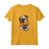 Cool Pug - Pug con Occhiali e Manette Maglietta per Amanti dei Cani - Regalo Unico e Divertente