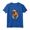 Cool Pug - Pug con Occhiali e Manette Maglietta per Amanti dei Cani - Regalo Unico e Divertente