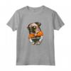 Cool Pug - Pug con Occhiali e Manette Maglietta per Amanti dei Cani - Regalo Unico e Divertente