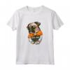 Cool Pug - Pug con Occhiali e Manette Maglietta per Amanti dei Cani - Regalo Unico e Divertente