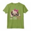 Just A Girl Who Loves Pugs - Regalo di Mamma Carlino Maglietta - Funny Pug Dog Graphic Tee for Kids, Youth, and Teen Girls
