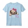 Just A Girl Who Loves Pugs - Regalo di Mamma Carlino Maglietta - Funny Pug Dog Graphic Tee for Kids, Youth, and Teen Girls